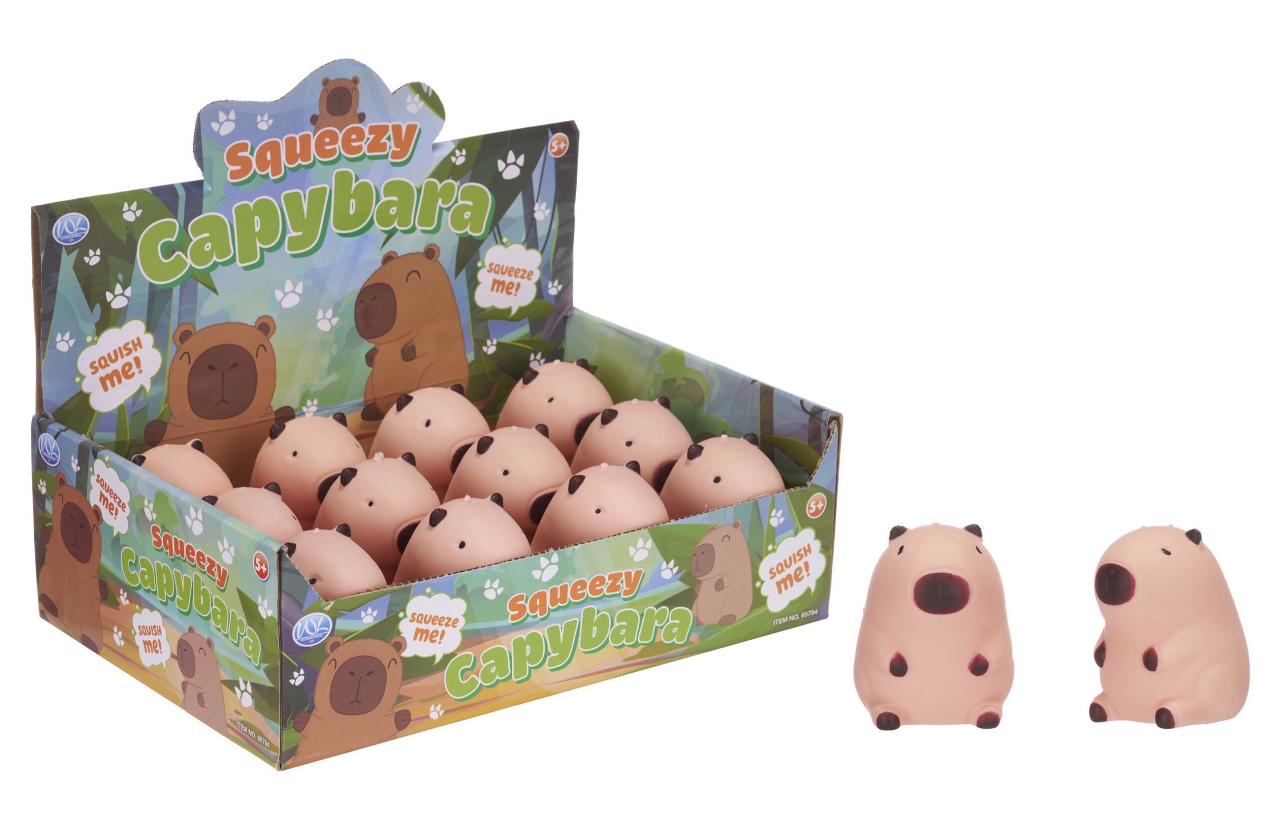 CAPIBARA Squishy 8cm In espo da 12PZ…x12…x72